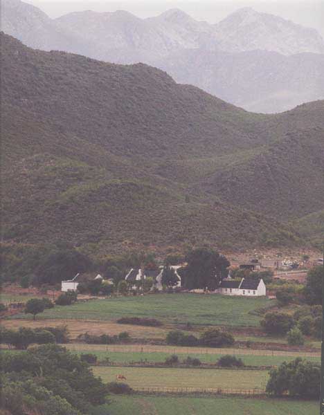 A farm close to the Cango Caves